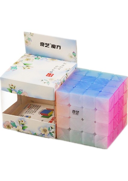 Stili Temizle Qiyi Yuan S 4x4 V2 Hız Küpü Bulmaca Hızlı Magic Küp 4 Katmanlı Hız Küpü Profesyonel Bulmaca Oyuncak Çocuklar Için Hediye (Yurt Dışından)