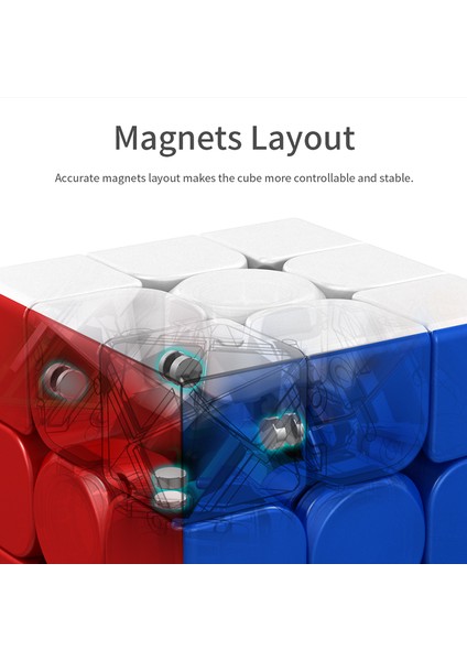 5X5X5 M Stili Moyu Meilong M Manyetik Hızlı Hızlı Küp Magnet Bulmaca Küp 2x2 3x3 Cubo Magico 4x4 5x5 (Yurt Dışından)