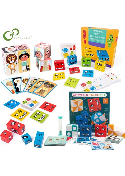 Mavi Kutu Stili Çocuklar Ahşap Düşünce Bulmaca Küpü Oluşturma Blokları Montessori Eğitici Oyuncaklar Ebeveyn-Çocuk Hediyesi Zxh (Yurt Dışından)