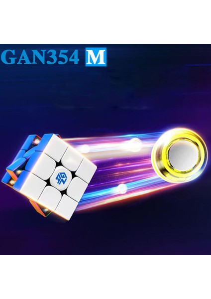 GAN354 Stili Gan Manyetik Sihirli Hız Küpü Stickerless Gan Manyetik Profesyonel Gan Bulmaca Gan Küpü Gan Manyetik Küpü (Yurt Dışından) fırsatları