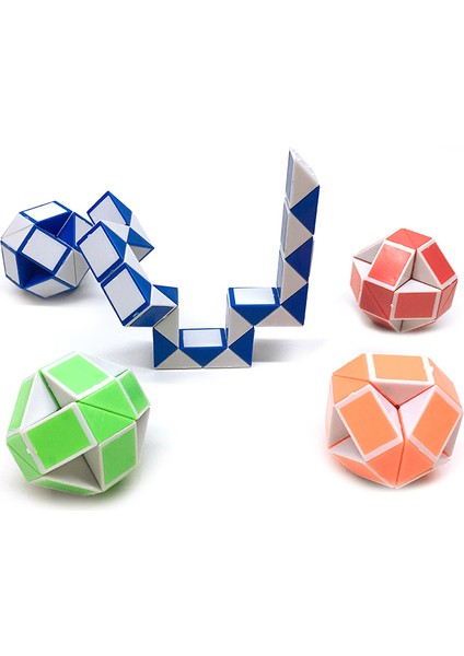 Çocuklar Için 3D Bölümlü Hızlı Yılan Bulmaca Sticker Eğitici Oyuncak (Yurt Dışından) modelleri