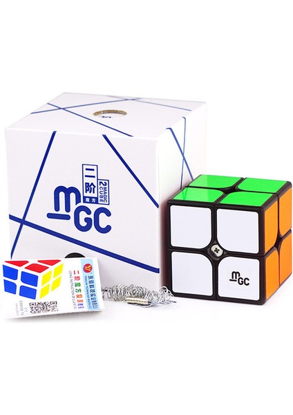 Mgc 2x2 Siyah Stil Yj Mgc Sürüm Serisi 2x2 3x3 4x4 5x5 6x6 7x7 Elite M Manyetik Megaminxeds Sihirli Hızlı Küp Oyuncaklar Çocuklar Için Hediye (Yurt Dışından)