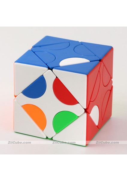Mxup Skew 1 ve 2 Stili Moyu Meilong Skew Cube 3x3 Mixup Eğik Sihirli Bulmaca Stickerless 6 Yüz Hunyuan Dönme Küpü Versiyon Eğitici Oyuncaklar 3*3 (Yurt Dışından)