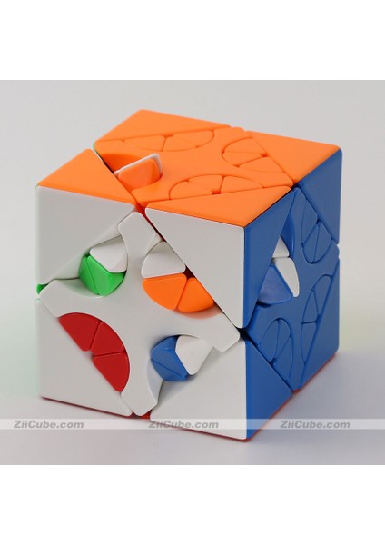 Mxup Skew 1 ve 2 Stili Moyu Meilong Skew Cube 3x3 Mixup Eğik Sihirli Bulmaca Stickerless 6 Yüz Hunyuan Dönme Küpü Versiyon Eğitici Oyuncaklar 3*3 (Yurt Dışından)