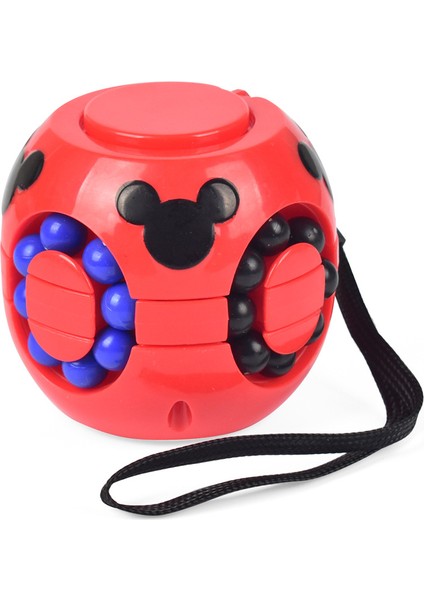 Kırmızı Stil Çocuklar Için Eğitici ve Renkli Antistres Hız Küpü Yapboz Fidget Oyuncak (Yurt Dışından) fırsatları
