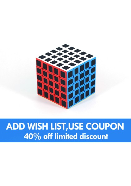 5X5X5 Karbon Stili Qıyı Ms 2x2 Sihirli Küp Seti - Profesyonel Cubing Skewb Hayalet Bulmacalar Stickerless Antistres Paketi (Yurt Dışından)