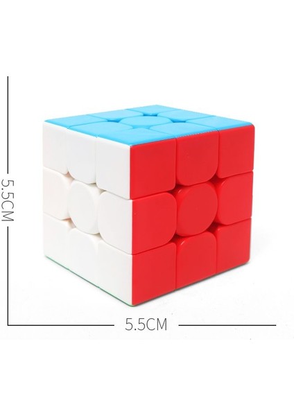 1 Adet 5.5cm Küp Stili Minik Oyuncaklar En Küçük Sihirli Küp Bulmaca Neo Küp 1cm 3x3 Cubo Magico Sticker Yetişkin Eğitim Oyuncakları Çocuklar Için Hediye (Yurt Dışından)