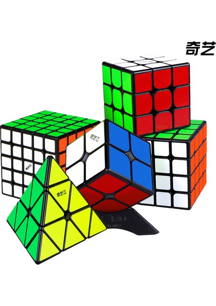 4x4 M S Stili Qiyi Ms Serisi Manyetik Sihirli Küp Hızlı Küp 2x2 3x3 Piramit Küp 4x4 Cubo Magico 5x5 Bulmaca (Yurt Dışından)