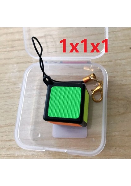 Siyah Stil Yeni Zcube Mini Anahtarlık 1x1 Sihirli Küp Bulmaca 2cm Oyuncak Pp Kutu ile Cubo Magico Eğitici Oyuncaklar Çocuklar Için Hediye (Yurt Dışından)