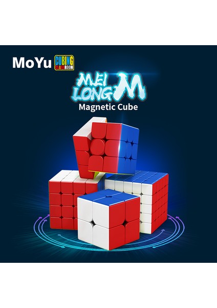 3x3 4x4 M Stili Yeni Moyu Meilong M Manyetik Sihirli Küp Mıknatıslı Bulmaca 2x2 3x3 Cubo Magico 4x4 5x5 M Çocuk Hediyesi (Yurt Dışından)