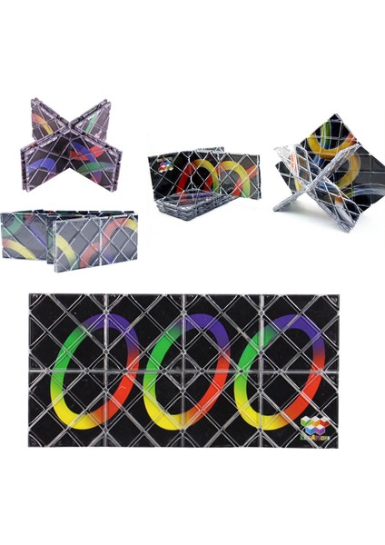 Bir Stil Çocuklar Için 8 Panel Bulmaca Küpü Büyülü Katlanabilir Bulmaca Küpü Oyuncakları - Profesyonel Magico Katlanabilir Cubo (Yurt Dışından) fiyatları