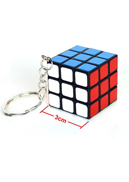 Siyah Stil 3X3X3 Sihirli Küp Pvc Sticker Mini Taşınabilir Anahtarlık Eğitici Küp Bulmaca Oyuncakları Çocuklar Yetişkinler Anahtar Süsü (Yurt Dışından) modelleri
