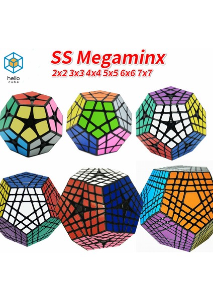 2 Katman Stili Shengshou Gigaminx Büyülü Küp 3x3 Megaminx 4x4 5x5 6x6 7x7 Teraminx Küp Wumofang Küp Yeselite Kilominx (Yurt Dışından)