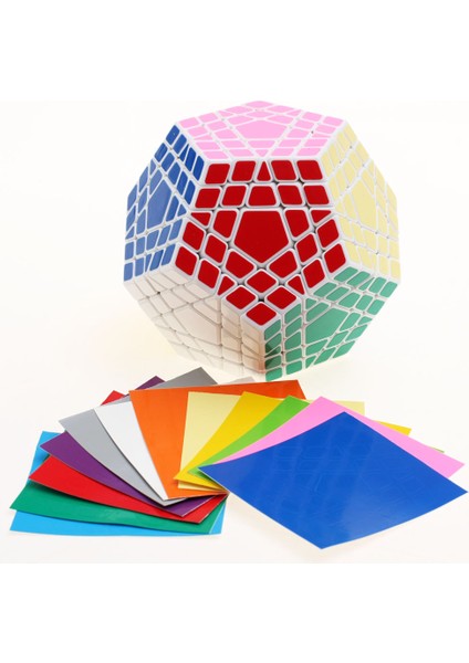2 Katman Stili Shengshou Gigaminx Büyülü Küp 3x3 Megaminx 4x4 5x5 6x6 7x7 Teraminx Küp Wumofang Küp Yeselite Kilominx (Yurt Dışından)
