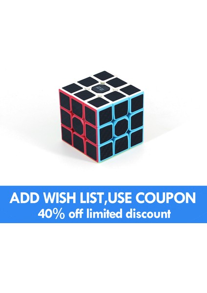 3X3X3 Karbon Stili Qıyı Ms 2x2 Sihirli Küp Seti - Profesyonel Cubing Skewb Hayalet Bulmacalar Stickerless Antistres Paketi (Yurt Dışından)