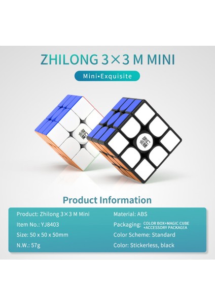 4x4 Stili Yj Zhilong Mini 3x3 M 4x4 M 5x5 M Manyetik Hız Küpleri Küçük Boy Yongjun Zhilong Magico Cube Bulmaca Oyuncakları Manyetik Küp (Yurt Dışından)