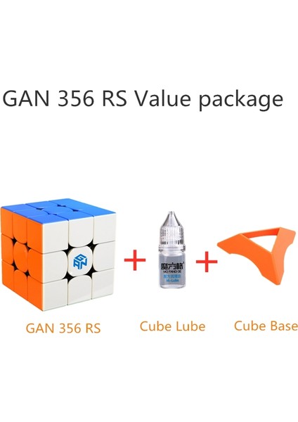 356 Rs Değer Paketi Stili Yeni Gan 356 Rs Hızlı Küp Zeka Oyunu 3x3 Hız Küpü Türkçe Eğitici Oyuncaklar (Yurt Dışından)