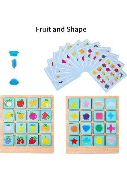 B Tarzı Çocuklar Ahşap Bulmaca Oyunu Anında Fotoğraf Hafıza Satranç Bebek Montessori Erken Öğrenme Eğitici Oyuncaklar Hediye Için (Yurt Dışından)