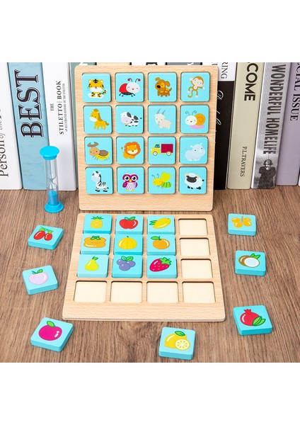 B Tarzı Çocuklar Ahşap Bulmaca Oyunu Anında Fotoğraf Hafıza Satranç Bebek Montessori Erken Öğrenme Eğitici Oyuncaklar Hediye Için (Yurt Dışından) fırsatları