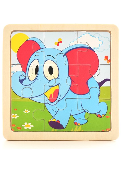 Fil Tarzı Çocuklar Için Kağıt Puzzle Oyuncakları Eğitici Zeka Oyunları (Yurt Dışından)