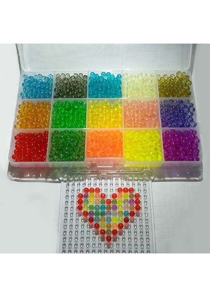 15 Renk 2200 Adet Stil Boncuk Bulmaca Kristal Kendin Yap Sprey Boncuk Perlen Set Top Oyunları 3D El Yapımı Sihirli Oyuncaklar Için Suya Püskürtme Sihirli Boncuklar (Yurt Dışından)