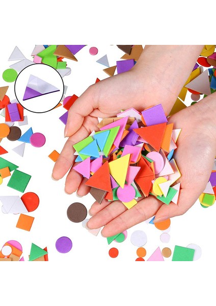 300 Adet 3 Torba Tarzı Çocuklar Için Eğitici Eva Stickerlar Geometri Bulmaca Kendinden Yapışkanlı Köpük Stickerlar El Sanatları Hediye Oyuncak Zxh (Yurt Dışından)