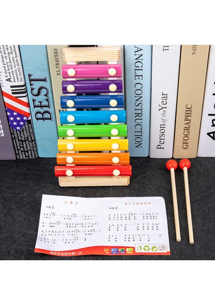 8 Ölçekli Ksilofon Stili Montessori Çizgi Film Hayvan Eğitici Ahşap Tetris Klasik Oyuncak Boncuklu Geometri Sayısal Saat Bulmacaları Aletleri Eşleştirme Çocuklar Için (Yurt Dışından)