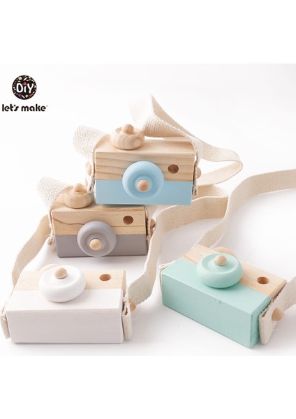 Gri Kamera Stili 1 Adet Ahşap Bebek Oyuncak Moda Kamera Kolye Montessori Oyuncaklar Çocuklar Için Ahşap Dıy Hediye Hemşirelik Hediyesi Bebek Blok (Yurt Dışından) modelleri