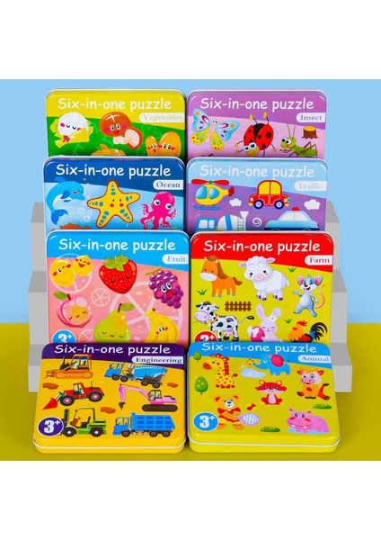 Böcek Yapboz Stili Montessori Bebek Bulmaca Eğitici Oyuncak Eşleştirme Oyunu 3D Puzzle Tahtası Jigsaw Çocuklar Bulmacalar Ahşap Bulmacalar Çocuklar Için Oyuncak Yıl (Yurt Dışından) fırsatları