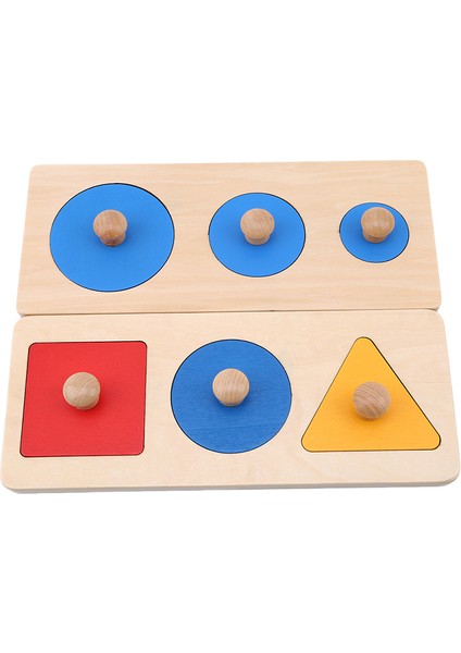 D 2 Stili Ahşap Geometrik Şekiller Sıralama Matematik Montessori Puzzle Renkli Okul Öncesi Öğrenme Eğitici Oyun Bebek Çocuk Oyuncakları (Yurt Dışından) fırsatları