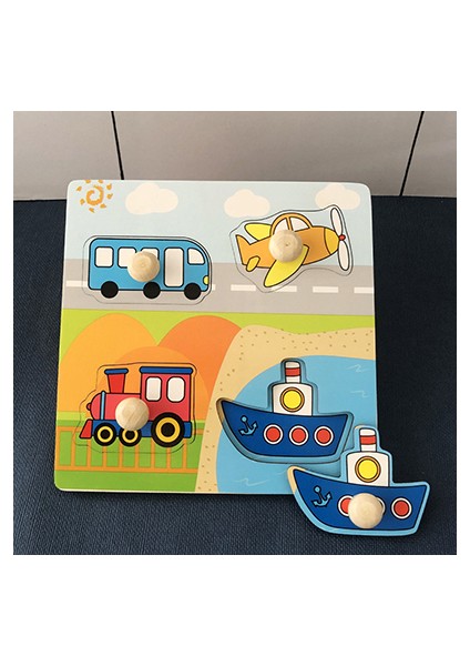 No.48 Stili Montessori Malzemeler Çocuklar Jigsaw Tahtası Eğitici Ahşap Oyuncaklar Bebekler Için Bulmaca Tangram Karikatür Baykuş Bebek Oyuncakları (Yurt Dışından)