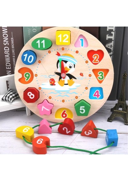 Baykuş Tarzı Montessori Oyuncak Tangram Yapboz Hayvan Eğitici Ahşap Boncuklu Geometri Dijital Saat Bulmaca Oyuncaklar Eşleştirme Çocuk Oyuncakları (Yurt Dışından) fiyatları