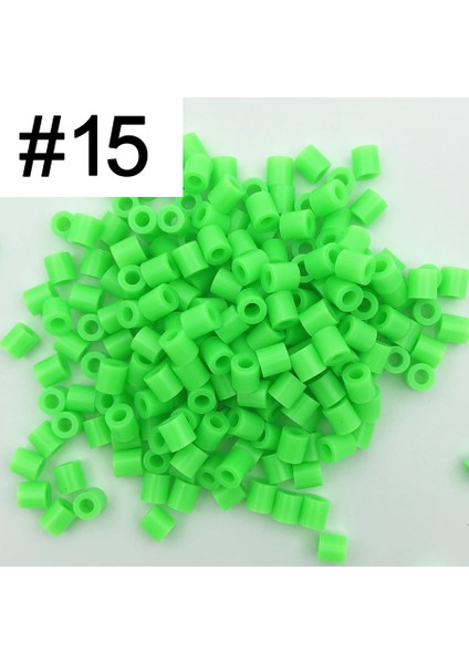 No.15 Tarzı 5mm Hama Boncuk Bulmaca Eğitim Oyuncakları Juguetes 3D Bulmacalar Mozaik 48 Renkli Perler Perlen Boncuklar Erime Boncuklar Çocuklar Için (Yurt Dışından)
