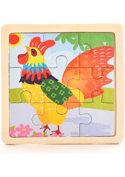 Horoz Tarzı Çocuklar Için Kağıt Puzzle Oyuncakları Eğitici Zeka Oyunları (Yurt Dışından)