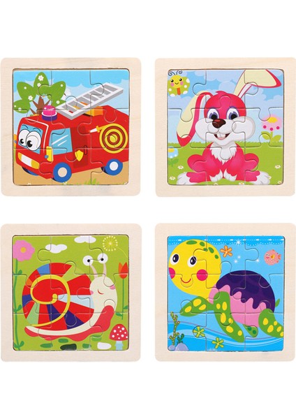Kaplumbağa Tarzı Çocuklar Için Ahşap 3D Bulmaca Jigsaw Tangram Oyuncak Bebek Karikatür Hayvan Trafik Bulmacaları Zeka Çocuk Oyuncak Eğitim Öğrenme Oyuncakları (Yurt Dışından)