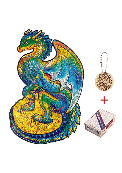 Ywu-01-A3 Stili Hayvan Ahşap Puzzle Gizemli Baykuş Kurt Aslan Bulmaca Eğitici Çocuk Oyuncağı Ahşap Bulmacalar Ev Dekorasyonu (Yurt Dışından)