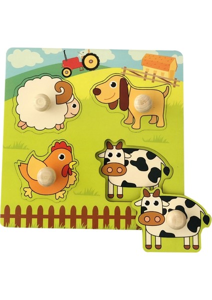 WT476 Stili Çocuklar Için Montessori 3D Ahşap Bulmaca El Tutma Çocuk Bulmaca Eğitici Öğrenme Oyuncakları Bebek Oyunları Bulmacalar Çocuklar Için Yaşındadır (Yurt Dışından)