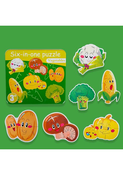 Sebze Yapboz Stili Montessori Bebek Bulmaca Eğitici Oyuncak Eşleştirme Oyunu 3D Puzzle Tahtası Jigsaw Çocuklar Bulmacalar Ahşap Bulmacalar Çocuklar Için Oyuncak Yıl (Yurt Dışından)