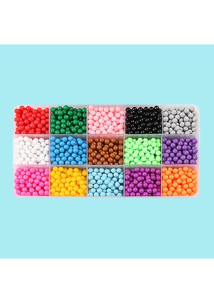 2200 Adet Tarzı 36 Renk 5mm Set Yedek Boncuk Bulmaca Kristal Kendin Yap Sprey Sihirli Boncuk Set Top Oyunları 3D El Yapımı Sihirli Oyuncaklar Çocuklar Için (Yurt Dışından)