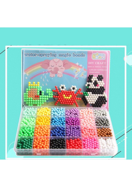 2200 Adet Tarzı 36 Renk 5mm Set Yedek Boncuk Bulmaca Kristal Kendin Yap Sprey Sihirli Boncuk Set Top Oyunları 3D El Yapımı Sihirli Oyuncaklar Çocuklar Için (Yurt Dışından)