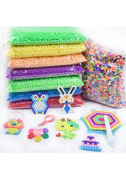 No.20 Tarzı 30 Renkli 5mm Su Boncukları Sprey Perler Aqua Magic Boncuklar Eğitici Puzzle Aksesuarları Çocuklar Için Oyuncaklar (Yurt Dışından) modelleri