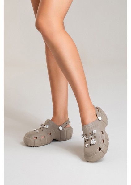 Carlaverde Lüks Konforlu Günlük Terlik Mara