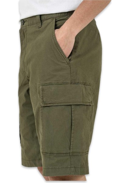 TB0A5TZQ Brookline Poplin Cargo Haki Erkek Şort