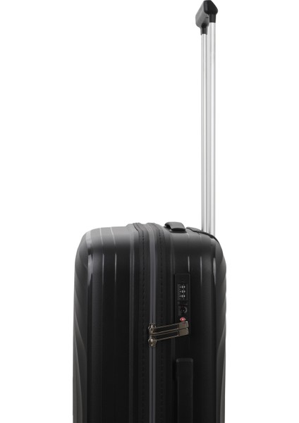 V2407 Policarbon Valiz Siyah Set
