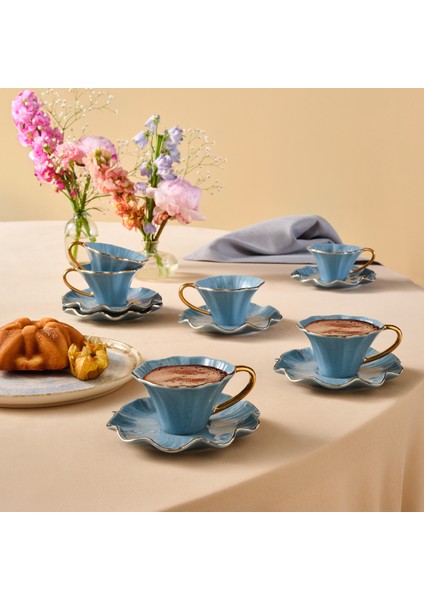 Gülce 6 Kişilik Kahve Fincanı 90 ml