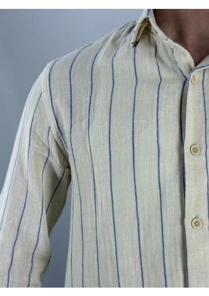 Yüksek Kalite Yumuşak Doku Slim Fit Gömlek