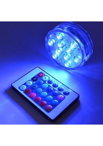 Su Geçirmez Kumandalı Renk Değiştiren Rgb Su Altı LED Lamba Spot ( Lisinya ) modelleri
