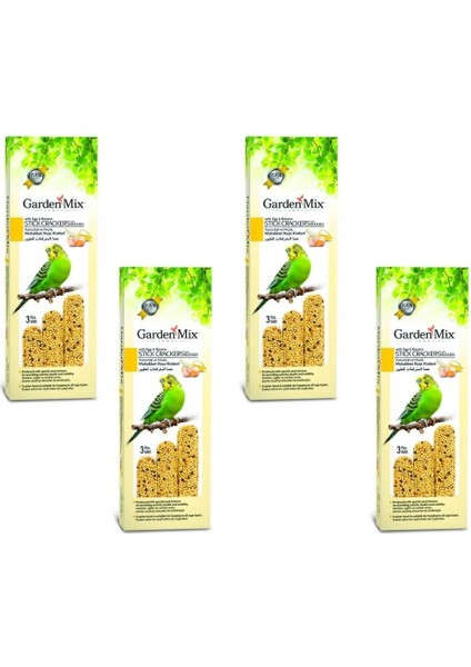 Gardenmix Muhabbet Krakeri Yumurtalı ve Muzlu 3 Lü x 4 Adet