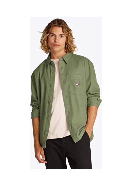 Tjm Cotton Slub Ls Overshırt Ext