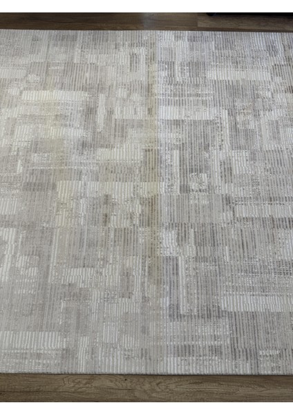 Touch 801 Kemik Bej Modern Salon Halısı